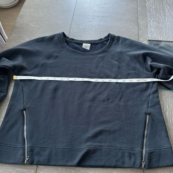 CALIA by Carrie Underwood Women’s Sz M Side Zippers Black Sweatshirt Active Top - Picture 4 of 12